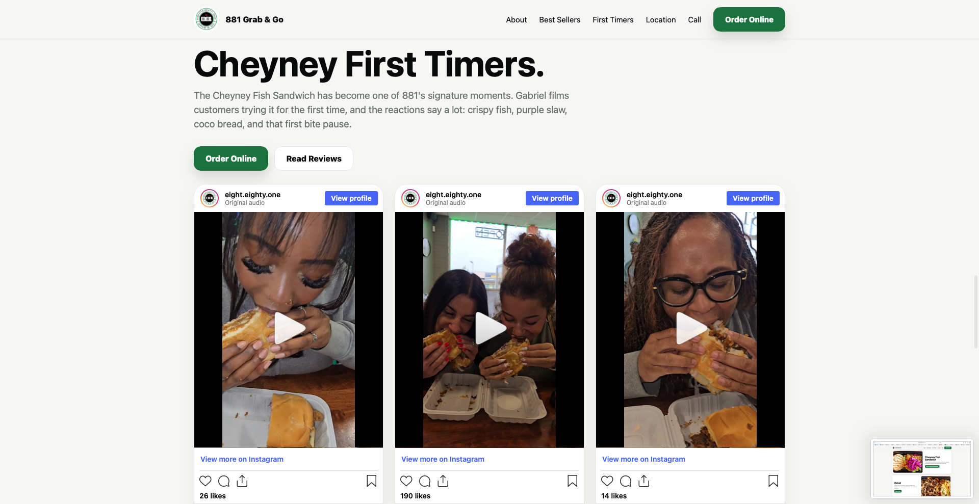 881 Grab and Go first-timer customer reactions