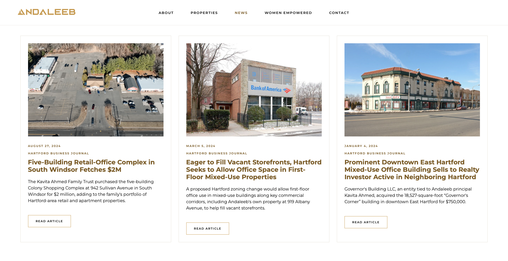 Andaleeb Enterprises company news and press coverage