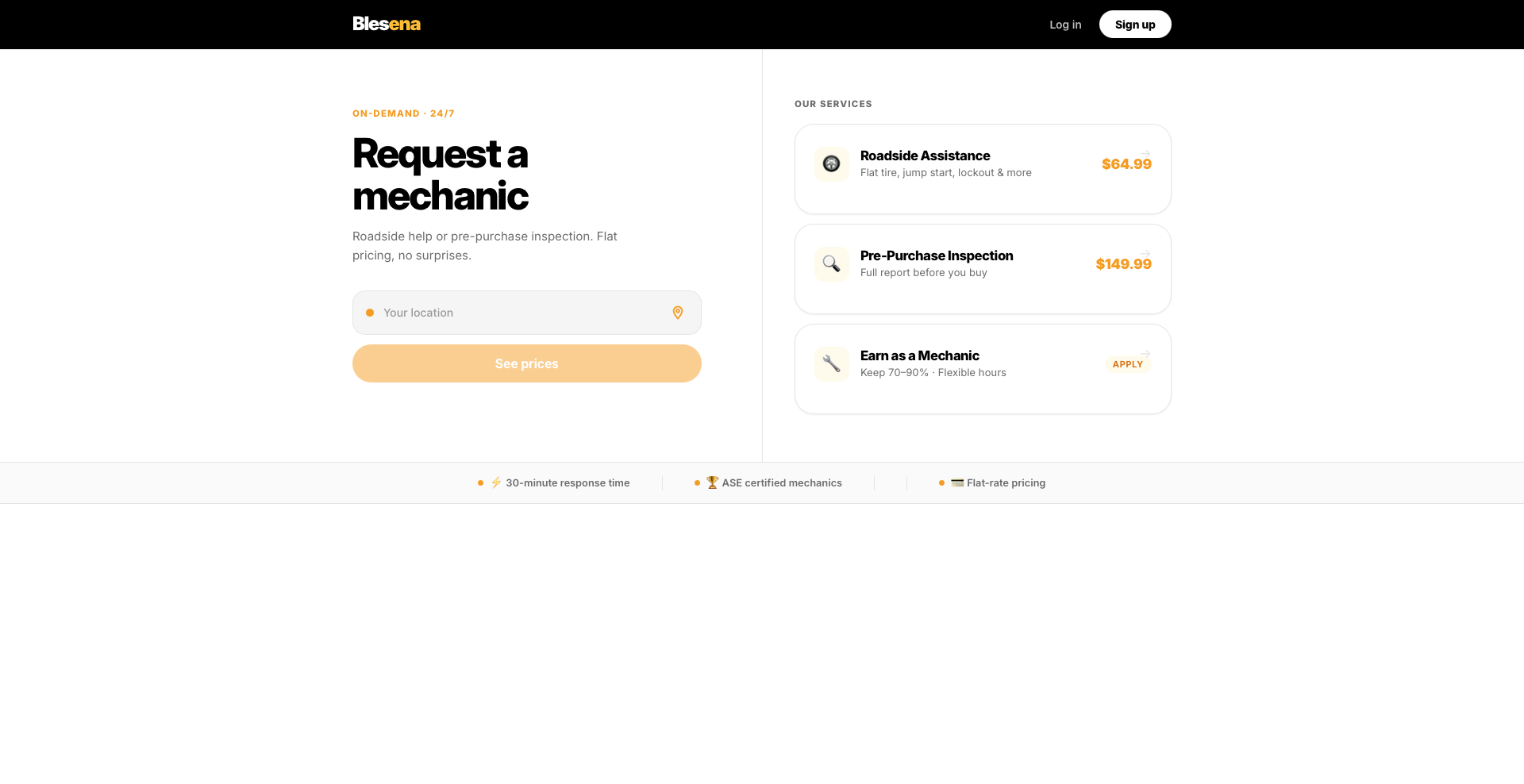 Blesene Home Page