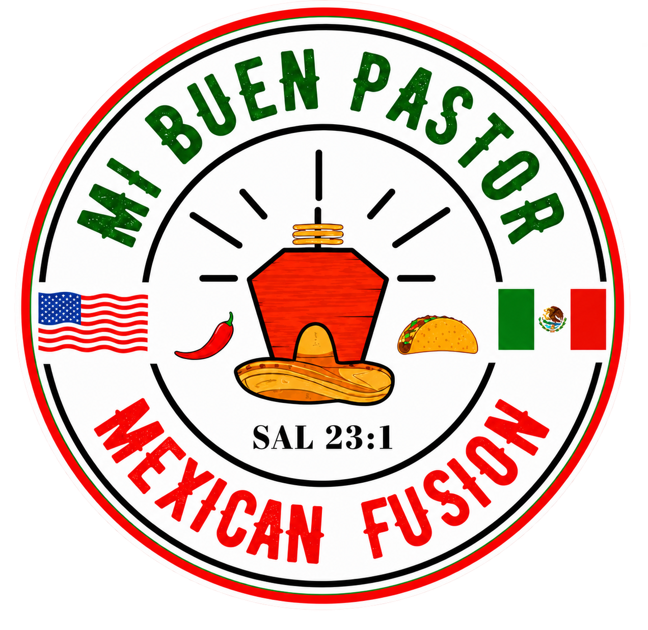 Mi Buen Pastor Mexican Fusion logo
