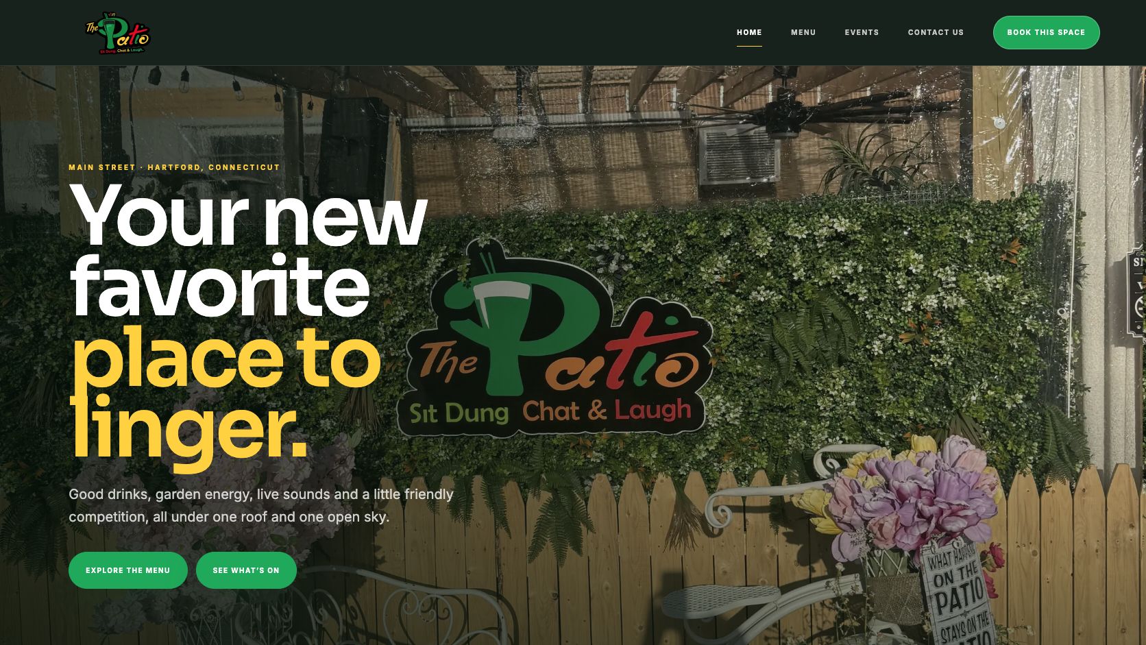 Current Patio homepage
