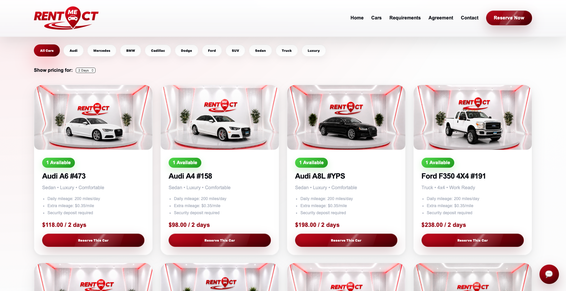 Fleet Page